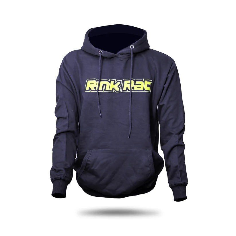 Rink Rat Hoodie - Navy/Fluro