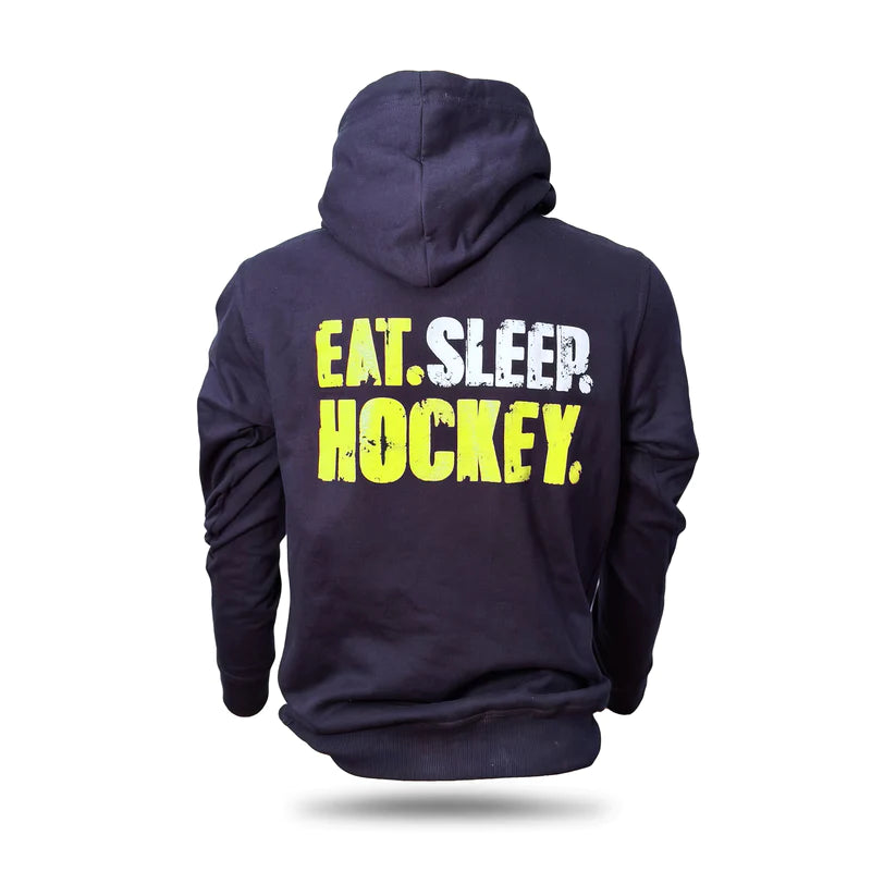 Rink Rat Hoodie - Navy/Fluro